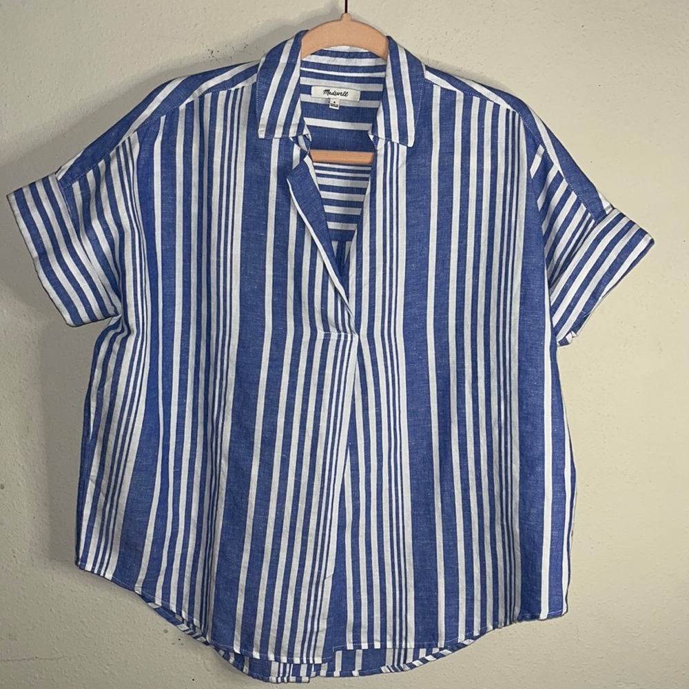 Madewell Courier Button-Back Shirt